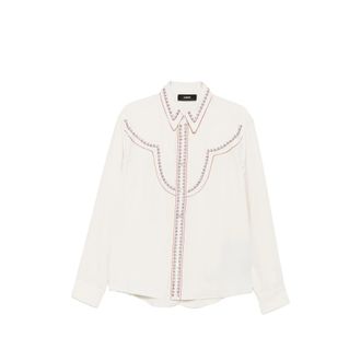 Amiri Eyelet-embellished Western Shirt
