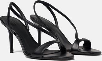 Scarosso Paula Sandals in Black - Calf at Nordstrom, Size 38.5