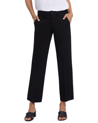 NYDJ Trouser Black Straight Leg Jean