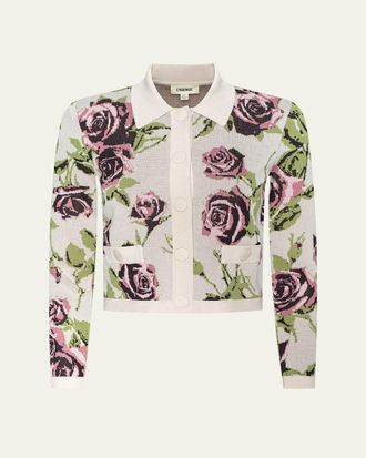 L'agence Western Toile Osiris Jacquard Cardigan