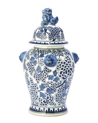 Tozai Home Peony Temple Jar