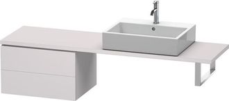 Duravit Armario Consola Bajo L-cube 620x477x400mm Blanco Lila Satinado
