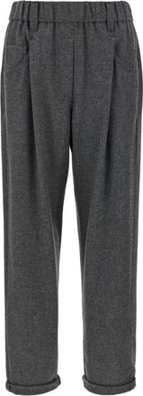 Brunello Cucinelli Mujer, Pantalones, Gris, Talla: XS