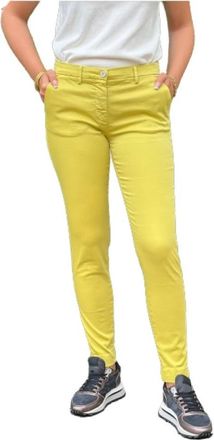 Mason's New York Chinos - Dames - Chinos - Geel - L - Katoen - Broeken
