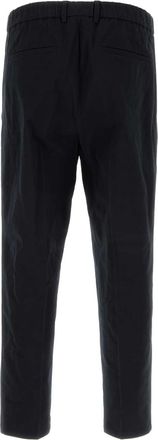Jil Sander Mens Cotton Trousers Black