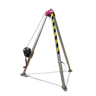 Generico Tripode De Seguridad Altura Max. 2,50m + Rescatador 20m