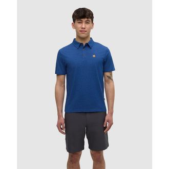 tentree Astir Polo in Nightfall Heather at Nordstrom, Size Xx-Large