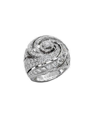 GRAFF 18K 6.83 ct. tw. Diamond Cocktail Ring (Authentic Pre-Loved)