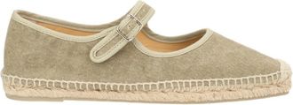 Castaner Green Round-toe Espadrilles