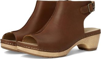 Dansko Lizzy Womens Sandals Tan : EU 36 (US Womens 5.5-6) Regular, Leather