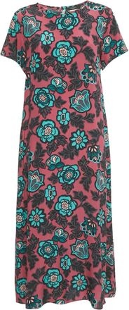 Max Mara Abito midi a fiori Aral - Rosa