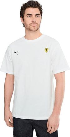 Puma Scuderia Ferrari Speed T-Shirt Mens T Shirt Puma White : MD, Cotton