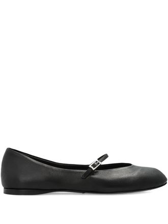 Max Mara Ballerine con fibbia - 005 BLACK