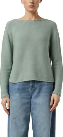 Comma Strickpullover COMMA, Damen, Gr. 34, khaki, Strick, Obermaterial: 60% Baumwolle, 40% Polyester, unifarben, normal h&uuml;ftbedeckend, Rundhals, Pullover St