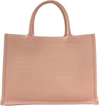 Miu Miu Pink Leather Tote Bag (Pre-Owned)