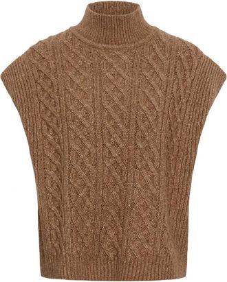Inwear Taieiw Vest - Dames - Tops zonder mouwen - Bruin - L/Xl - Tops