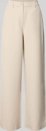 Pieces Weite Hose mit elastischem Bund Modell KAMIL in Taupe, Gr&ouml;&szlig;e XS/30