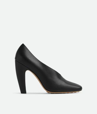 Bottega Veneta Canalazzo Pump - Black - Woman - 38_5 - 100% Calfskin