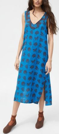 Ace & Jig Beth Reversible V-neck Shift Dress in Azure at Nordstrom, Size X-Large
