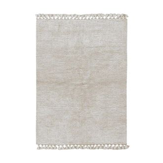 Lorena Canals Alfombra lavable de lana gris 120 x 170
