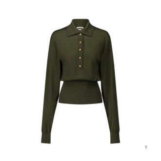 Laurence Bras Polo Shirts, female, Green, L, Ad&egrave;le Top