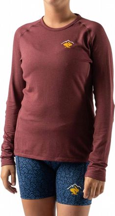 Rabbit Womens Layer One Trail Long Sleeve T-Shirt In Tawny