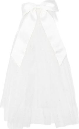 Self Portrait Bow-embellished Veil