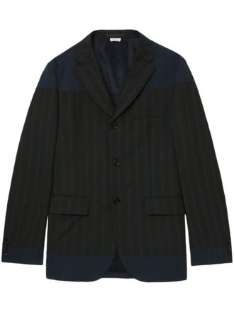 Comme Des Gar&ccedil;ons Blazer met vlakken - Groen