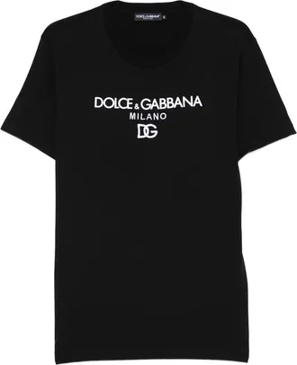 Dolce & Gabbana Logo-embroidered T-shirt