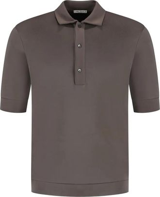 Stefan Brandt Pima cotton polo shirt - Brown
