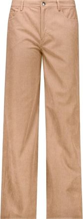 Monari Pantaloni a gamba larga in velluto a coste - - Trousers - Donna - Marrone - XS