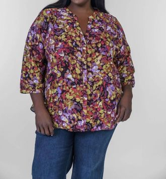NYDJ Pintuck Blouse - Plus In Harpeth Hills