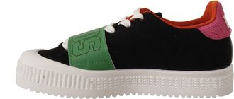 GCDS Multicolor Suede Low Top Lace Up Women Sneakers Shoes