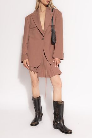 Acne Studios Short Skirt, Womens, Brown