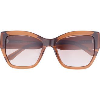 DIFF Eyewear Vivienne 56mm Square Sunglasses in Whiskey Brown at Nordstrom Rack