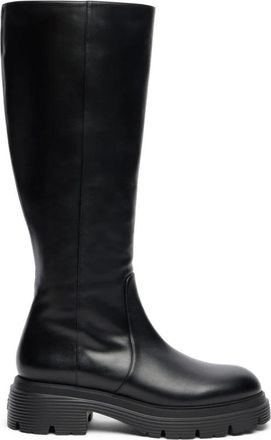 Stuart Weitzman Hudson Lite ZIP Boot - Dames - Hoge Laarzen - Zwart - 40 EU - Schoenen