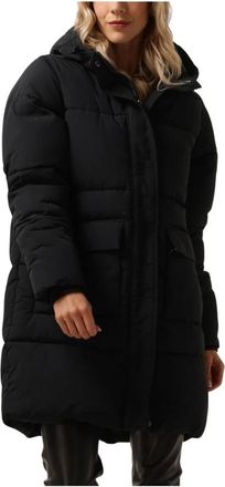 Notre-V Jassen, Dames, Zwart, L, Polyester, Gewatteerde damesjas