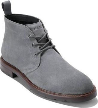 Cole Haan Chamberlin Grand Chukka Boot in Quiet Shade Suede/Dark Brown at Nordstrom Rack, Size 10.5