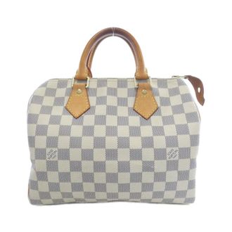 Louis Vuitton White Coated Canvas Boston Bag (Pre-Owned)