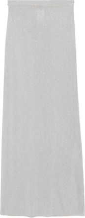 Tom Ford Silver Embellished Maxi Skirt