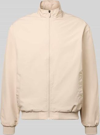 Jack & Jones Jack & Jones Regular Fit Jacke mit Stehkragen Modell Charge in Beige, Gr&ouml;&szlig;e XXL