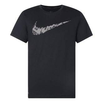 Nike Dri-Fit Printing Training Tops Short Sleeve Black CJ4634-010