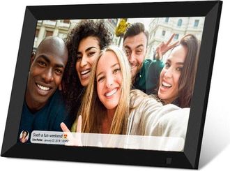 OEM Marco De Fotos Digital Wifi, 10.1 Pulgadas, 32gb, Pantalla T&aacute;ctil Ips 800x1280 Hd, App Frameo, Microsd, Fotos/v&iacute;deo, Altavoz, Negro