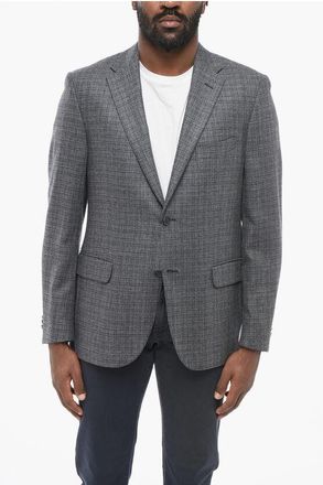 Nino Danieli Blended Wool Blazer with Flap Pockets size 48