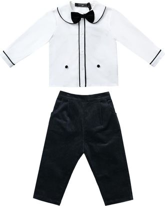 Moustache Classic Formal Set in Black at Nordstrom, Size 24M