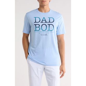 Travis Mathew Dad Bod Graphic T-Shirt in Heather Light Blue at Nordstrom Rack, Size Xxx-Large