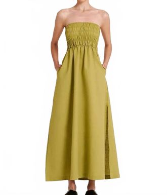 Nude Lucy Zuri Tencel Maxi Dress In Fern