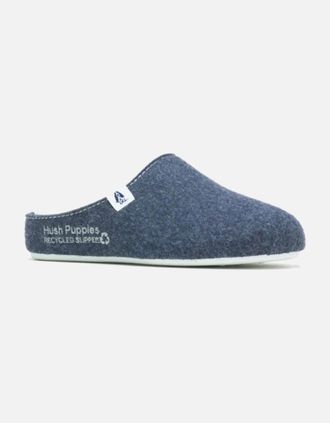 Hush Puppies Womens Good Womens Slippers - Navy - Size: 8