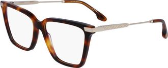 Victoria Beckham Brown Acetate Glasses Womens (Frames)