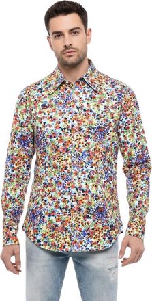 Dsquared2 Multicolor Regular Floral Shirt